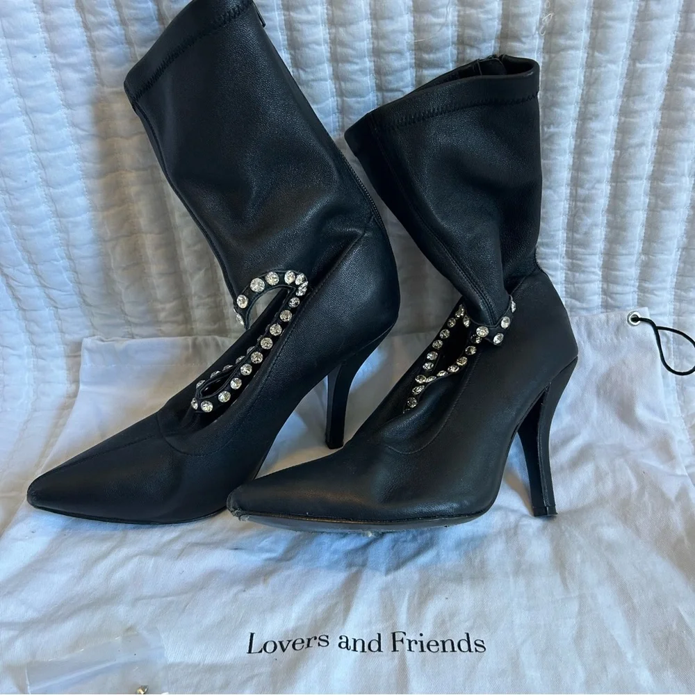 Lovers and‎ Friends black liv boot 7.5